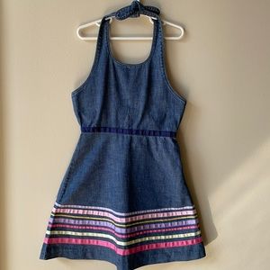 Gap Kids Denim Halter Dress